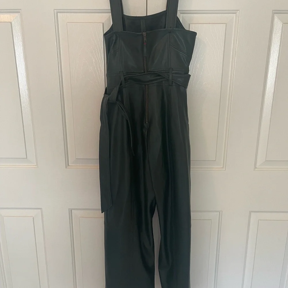 Anthropologie Samira Faux Leather Jumpsuit - Picture 5 of 6
